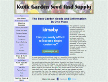 Tablet Screenshot of garden-seed-and-supply.com
